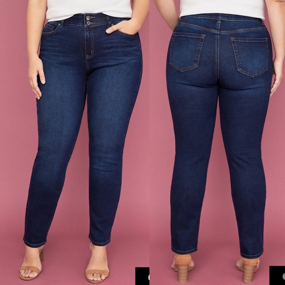 Lane Bryant Denim - Tighter Tummy Essential Stretch Straight Jean
